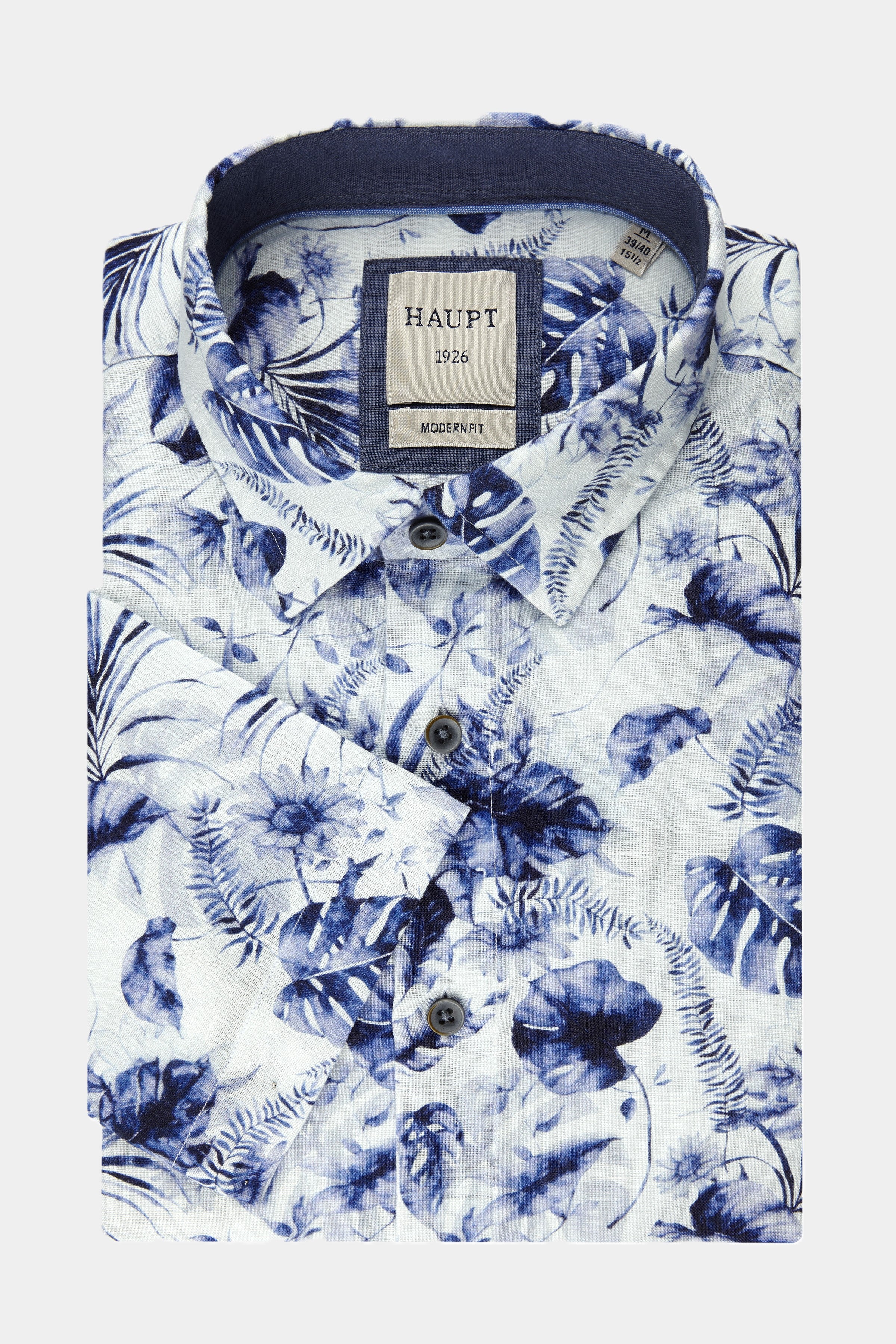 Chemise homme imprimée blanche