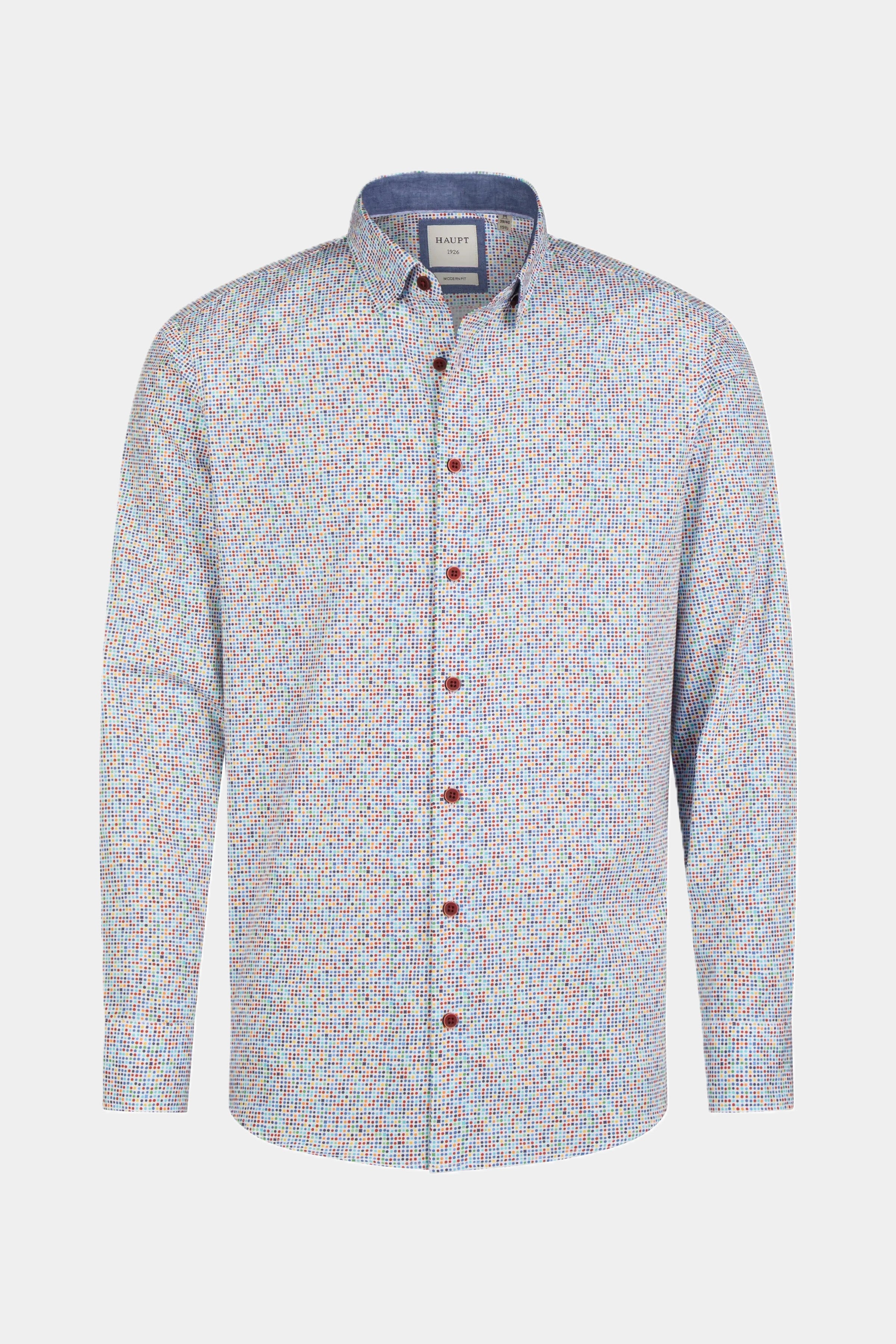 Chemise homme en coton multicolore