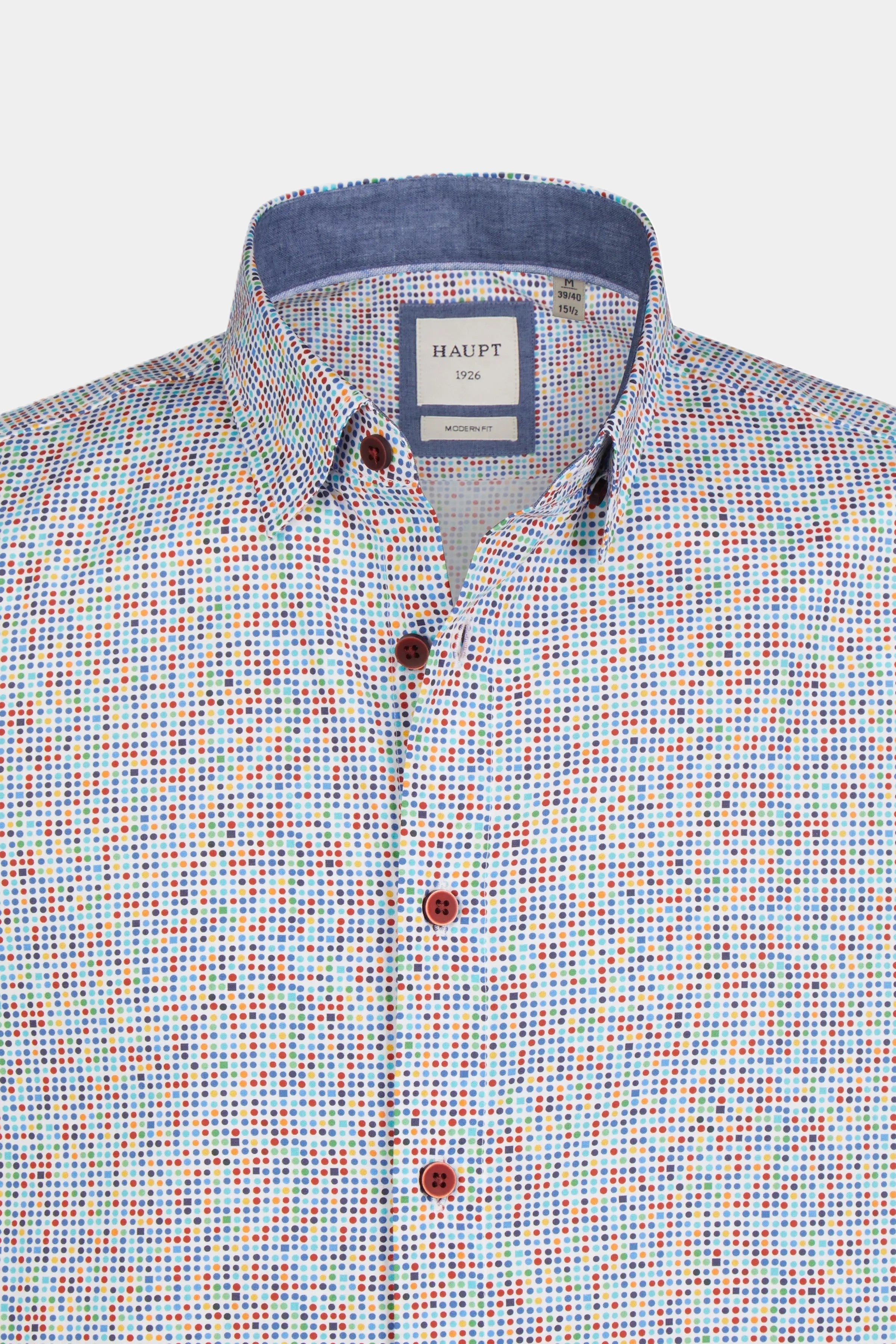 Cotton men's shirt multicolor