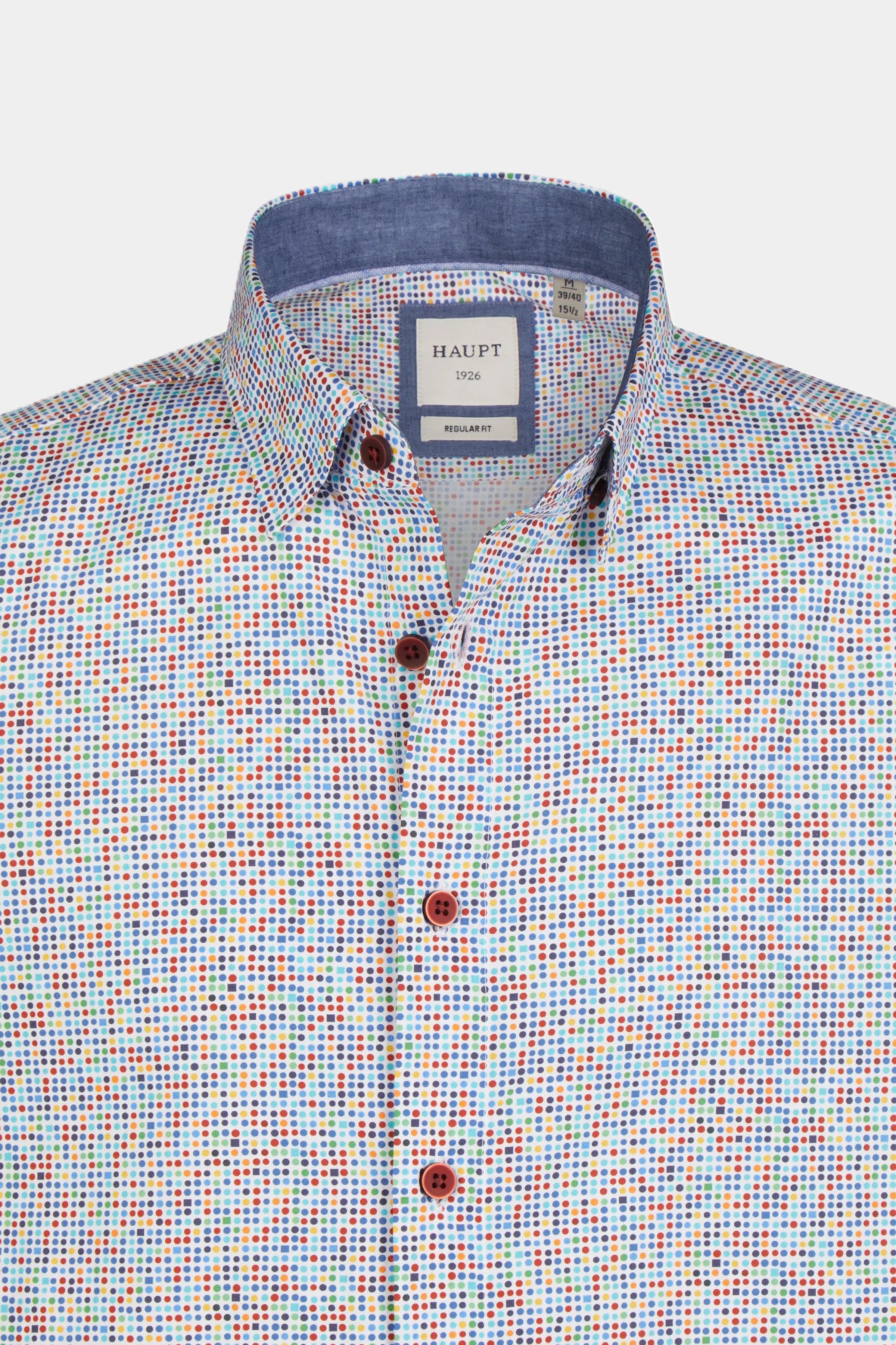 Cotton men's shirt multicolor