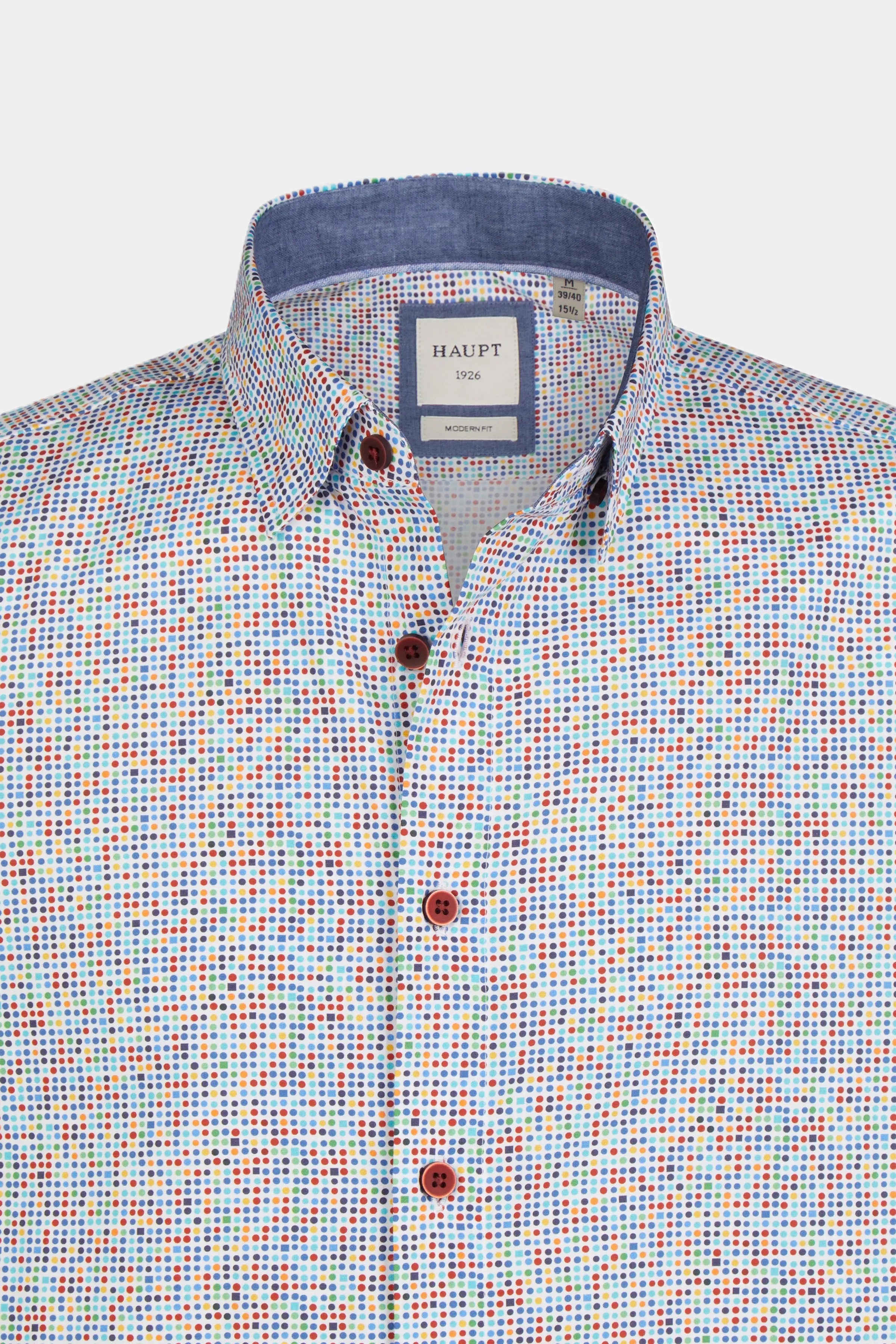 Chemise homme en coton multicolore