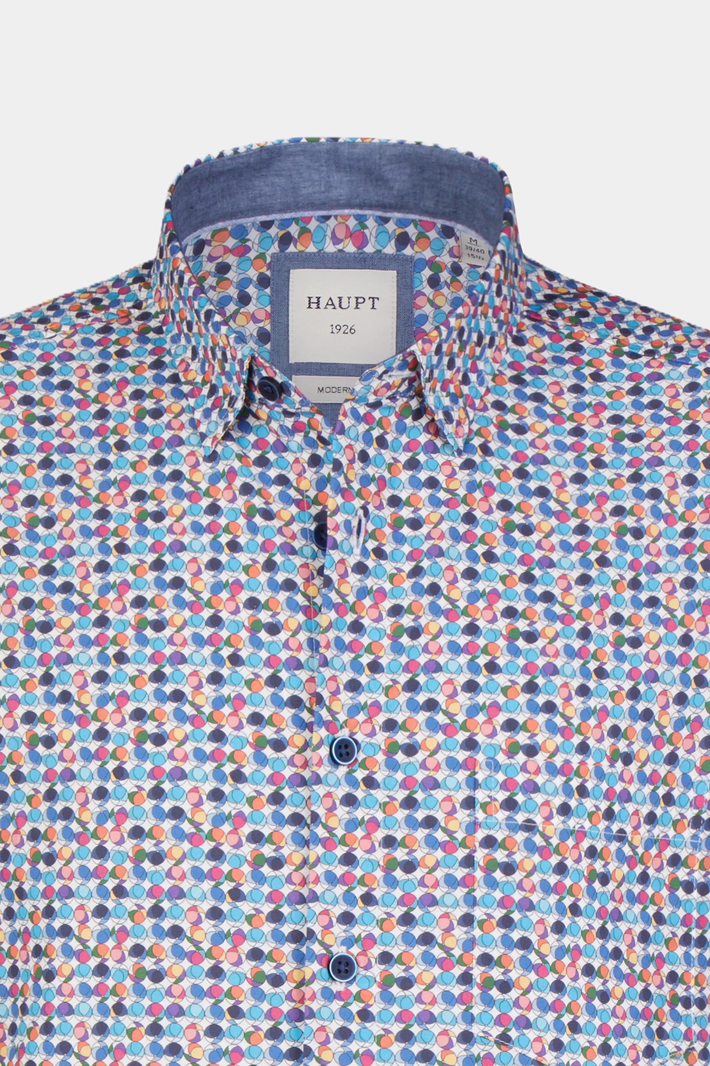 Cotton men's shirt multicolor