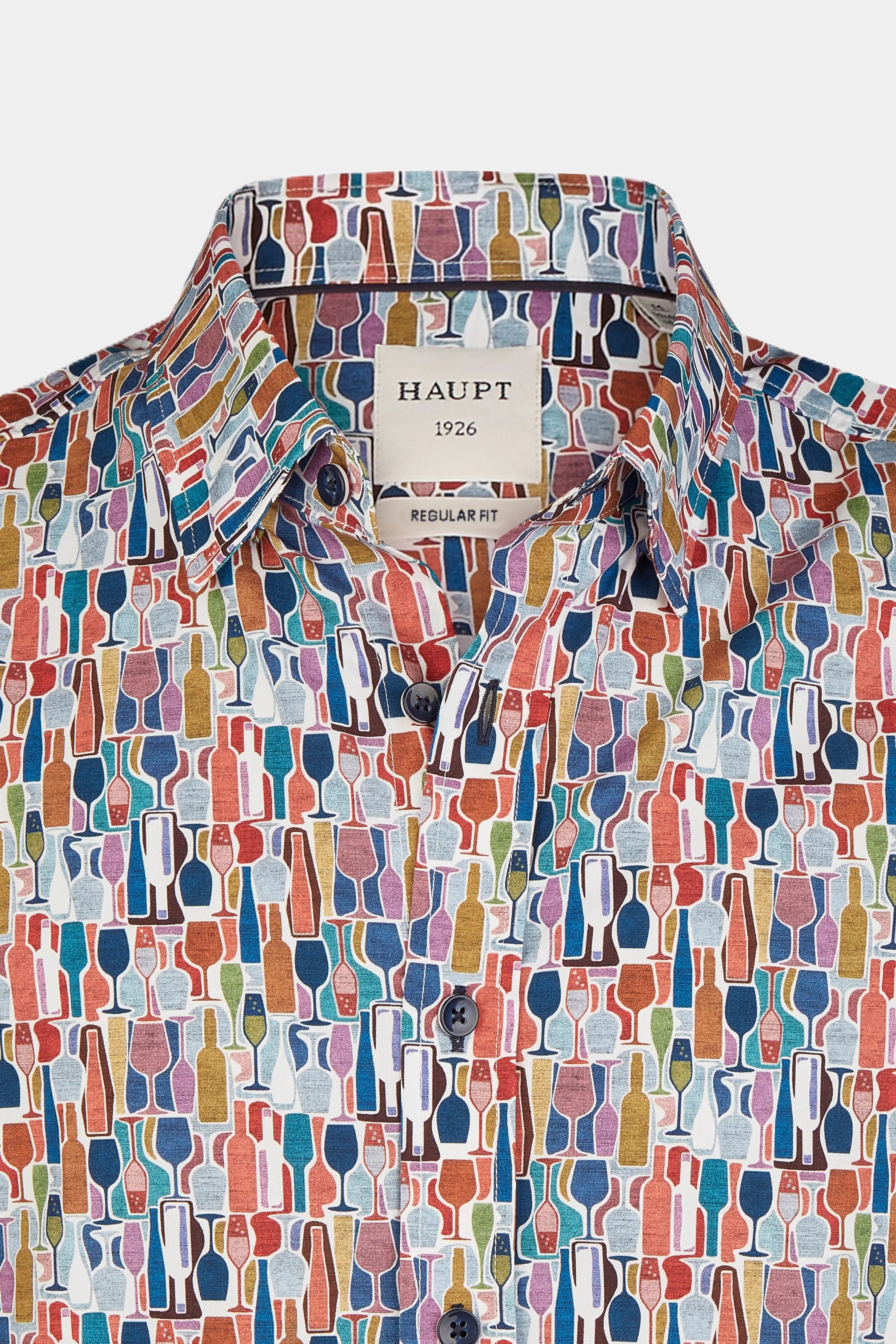 Cotton men's shirt multicolor