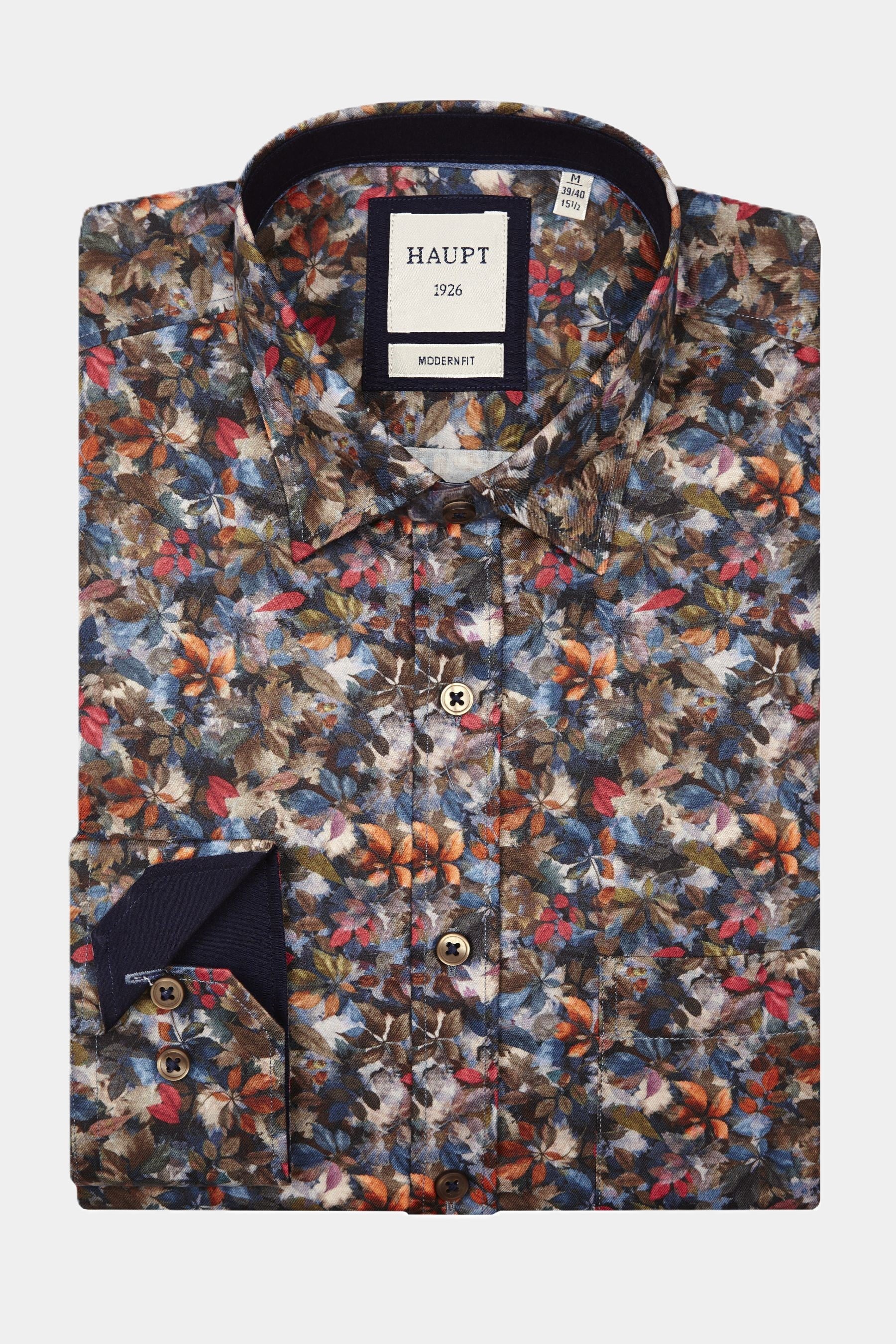 Patterned Cotton Men's Shirt MULTICOLOR