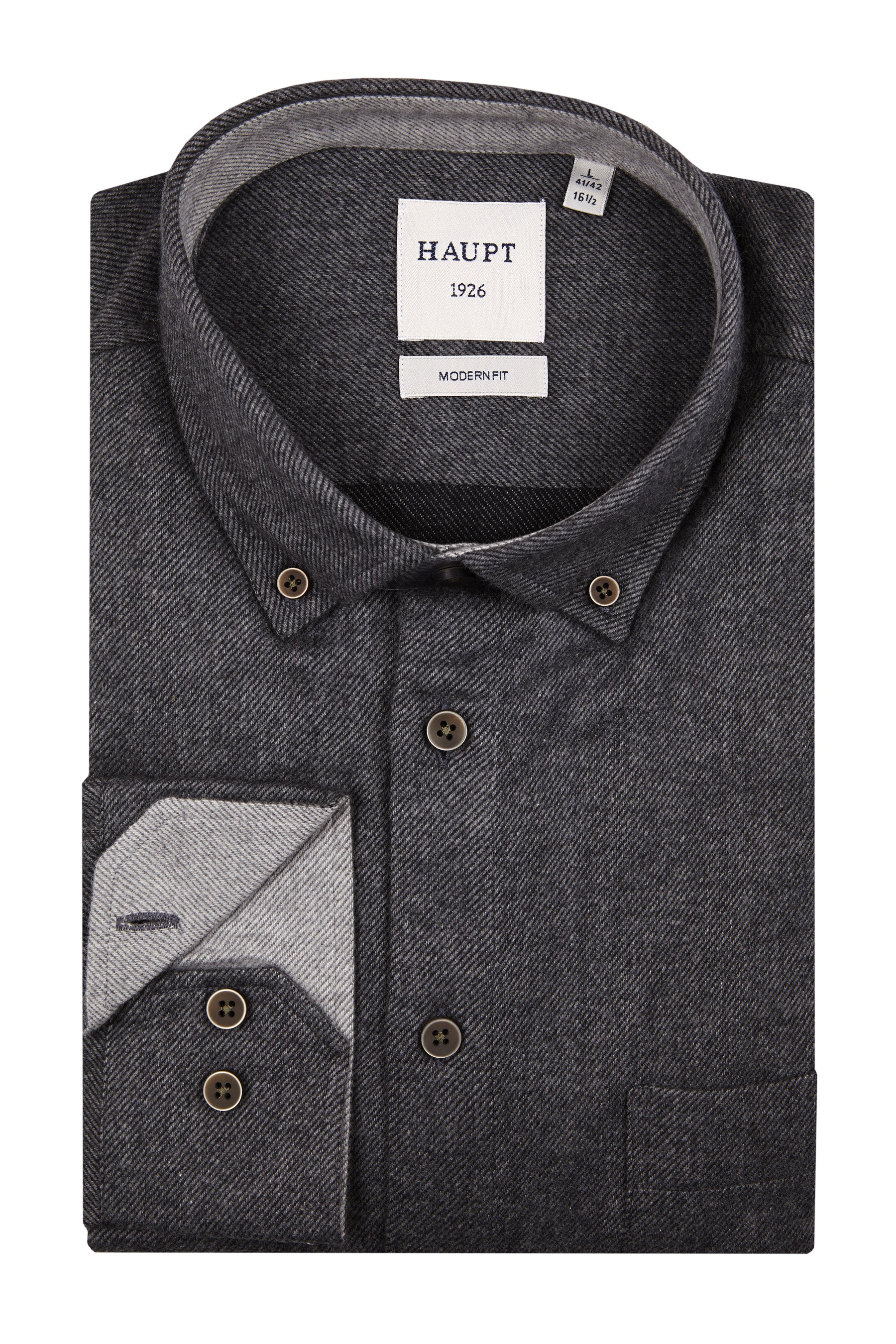 Cotton Men's Shirt DARK GREY