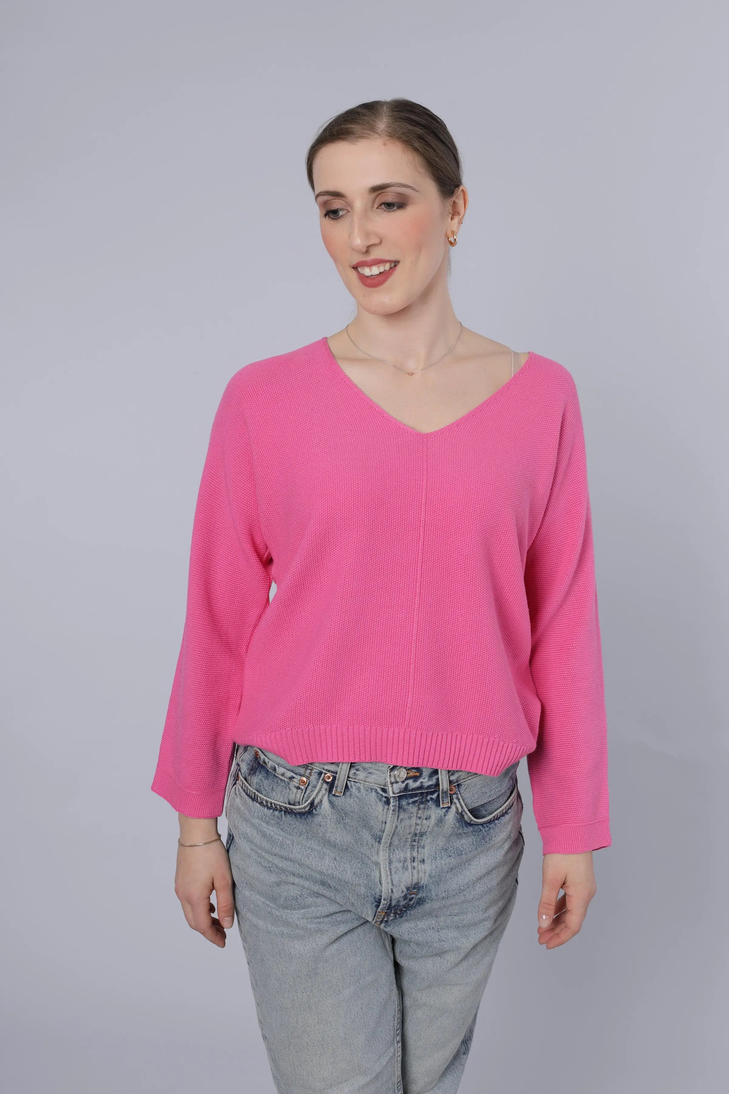 Baumwollpullover PINK six-o-seven