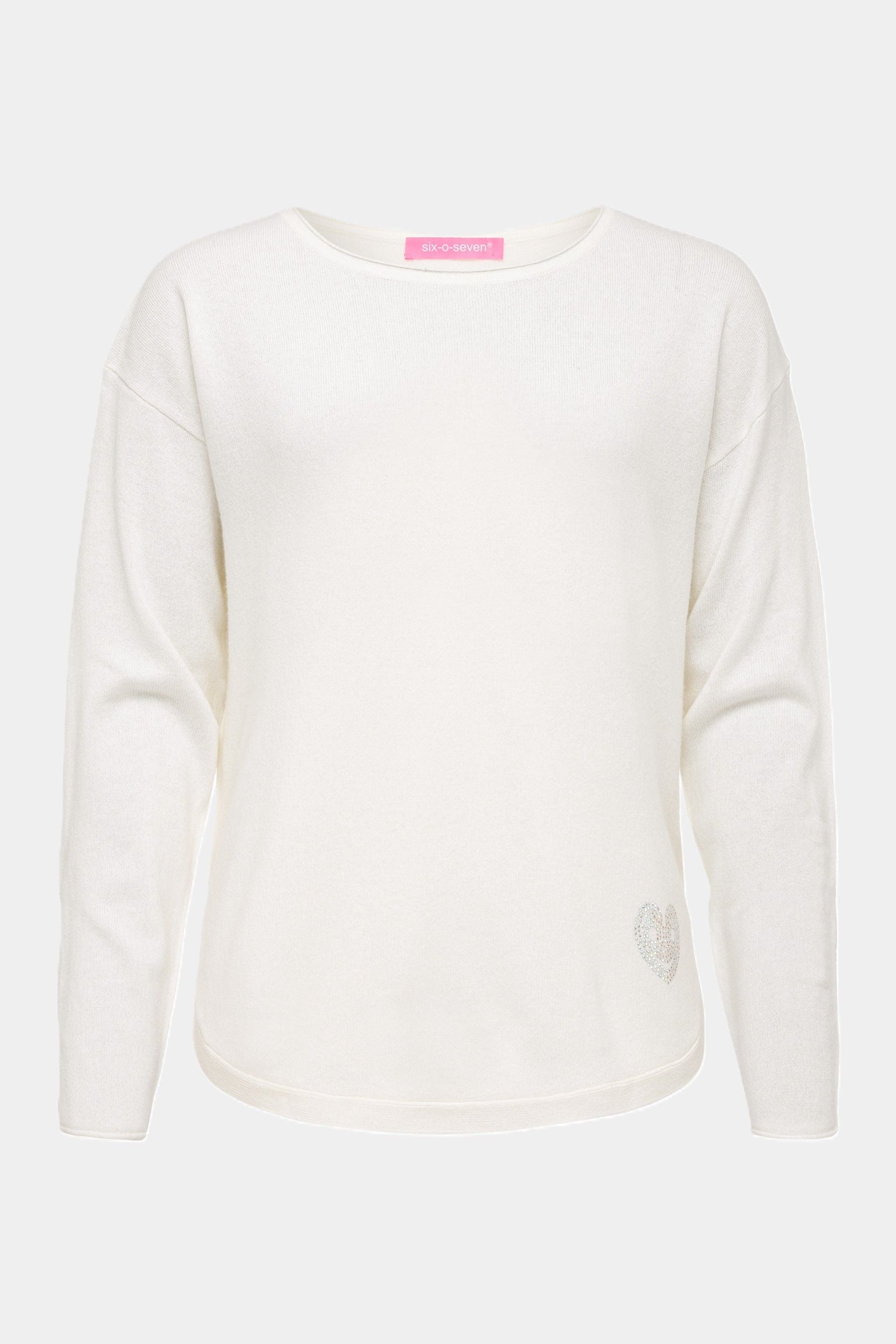 Wollpullover white