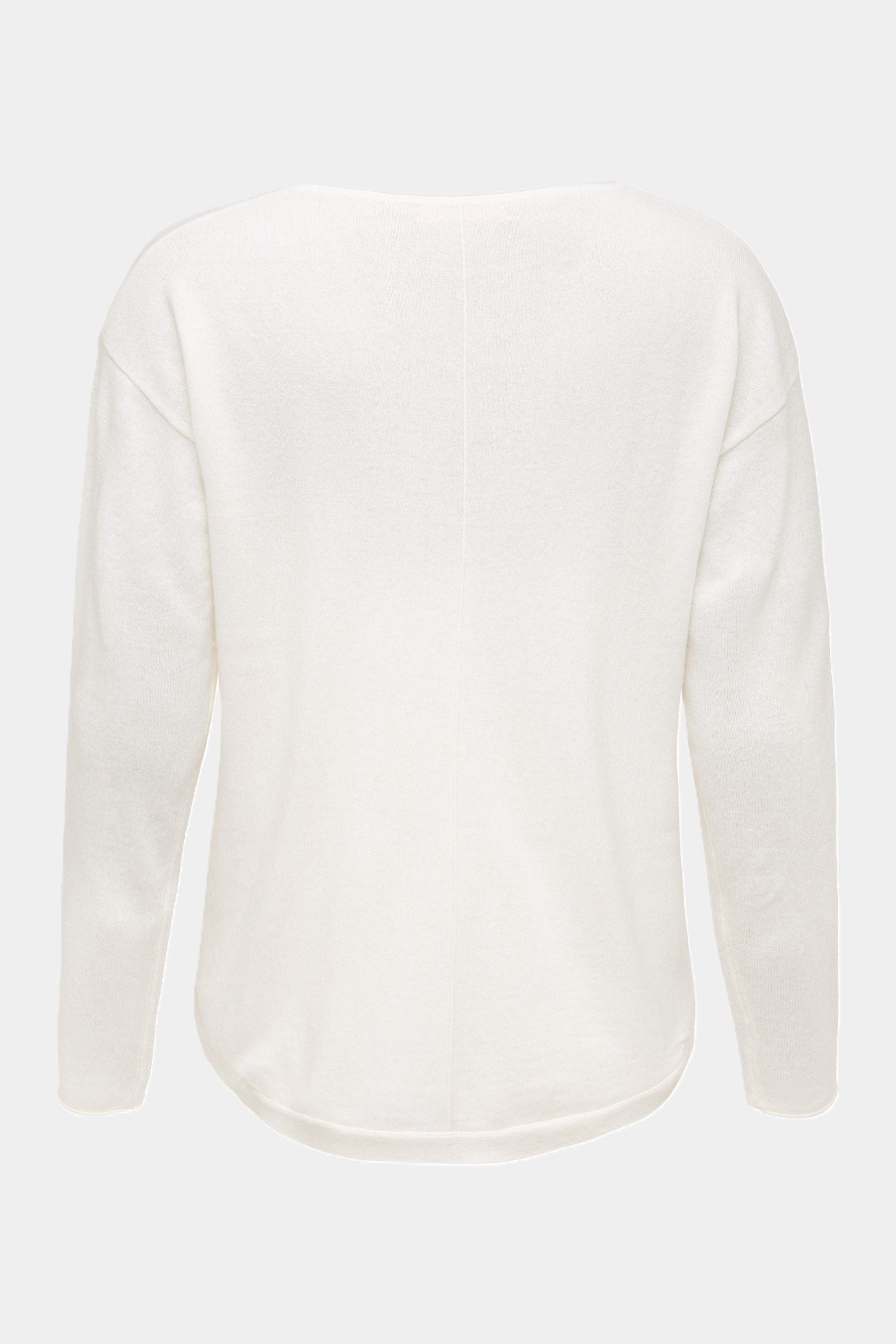 Wollpullover white