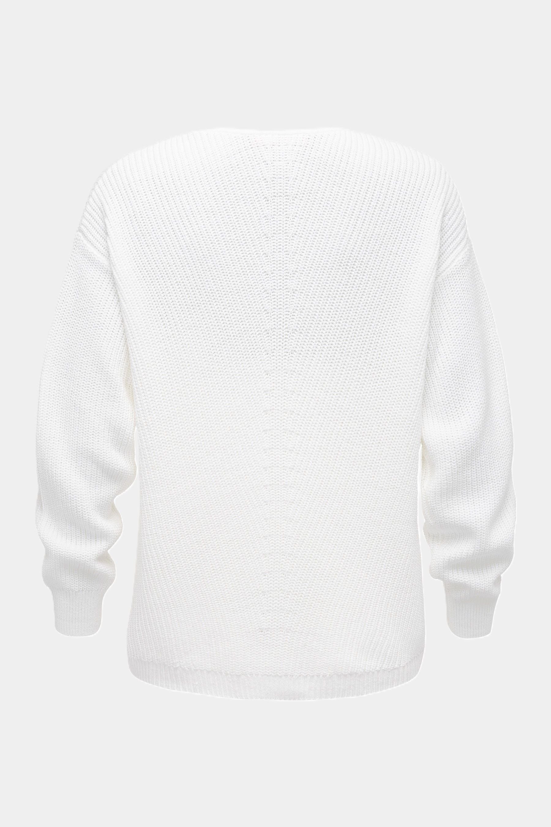 Pull en tricot blanc