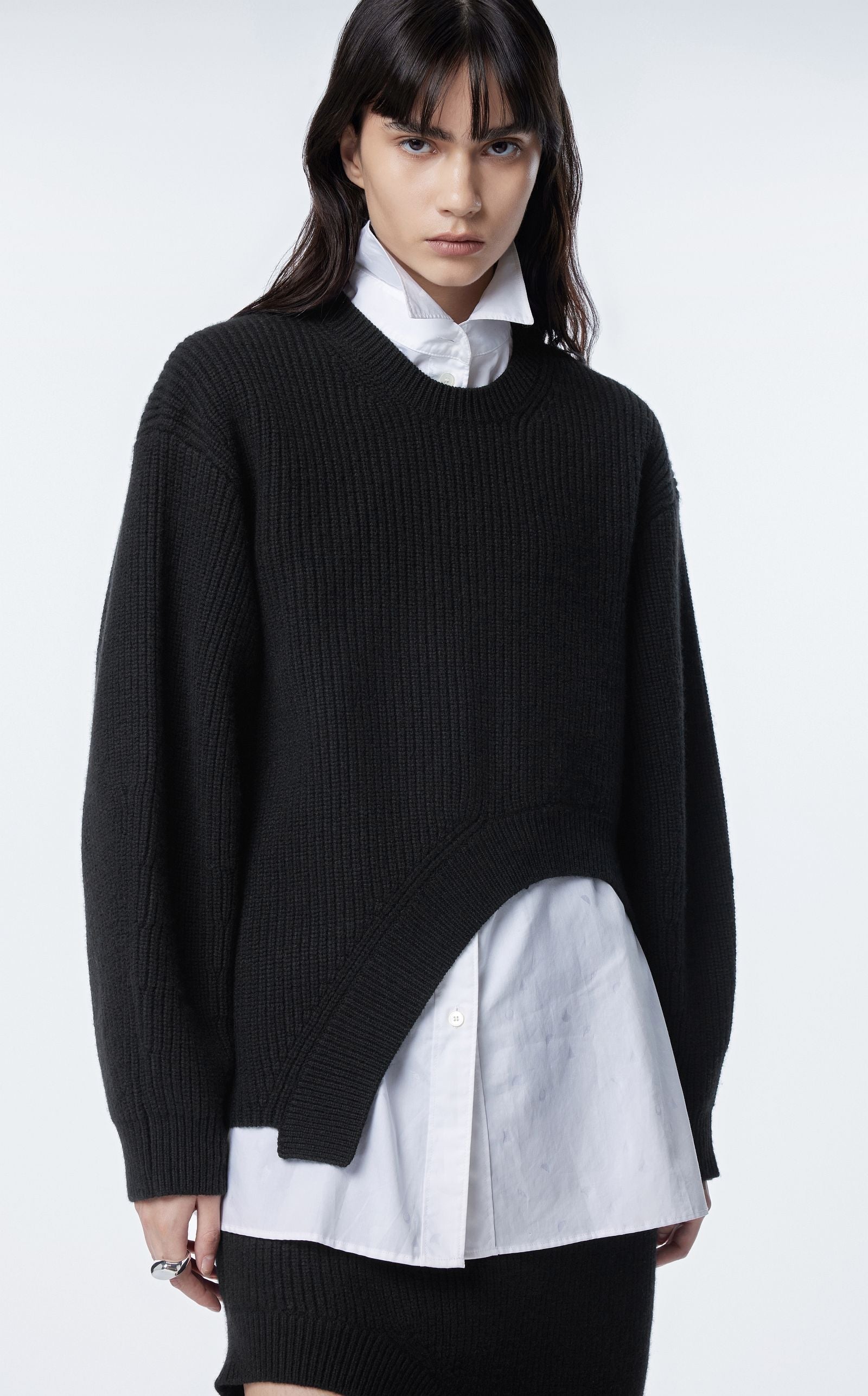 Wool sweater BLACK