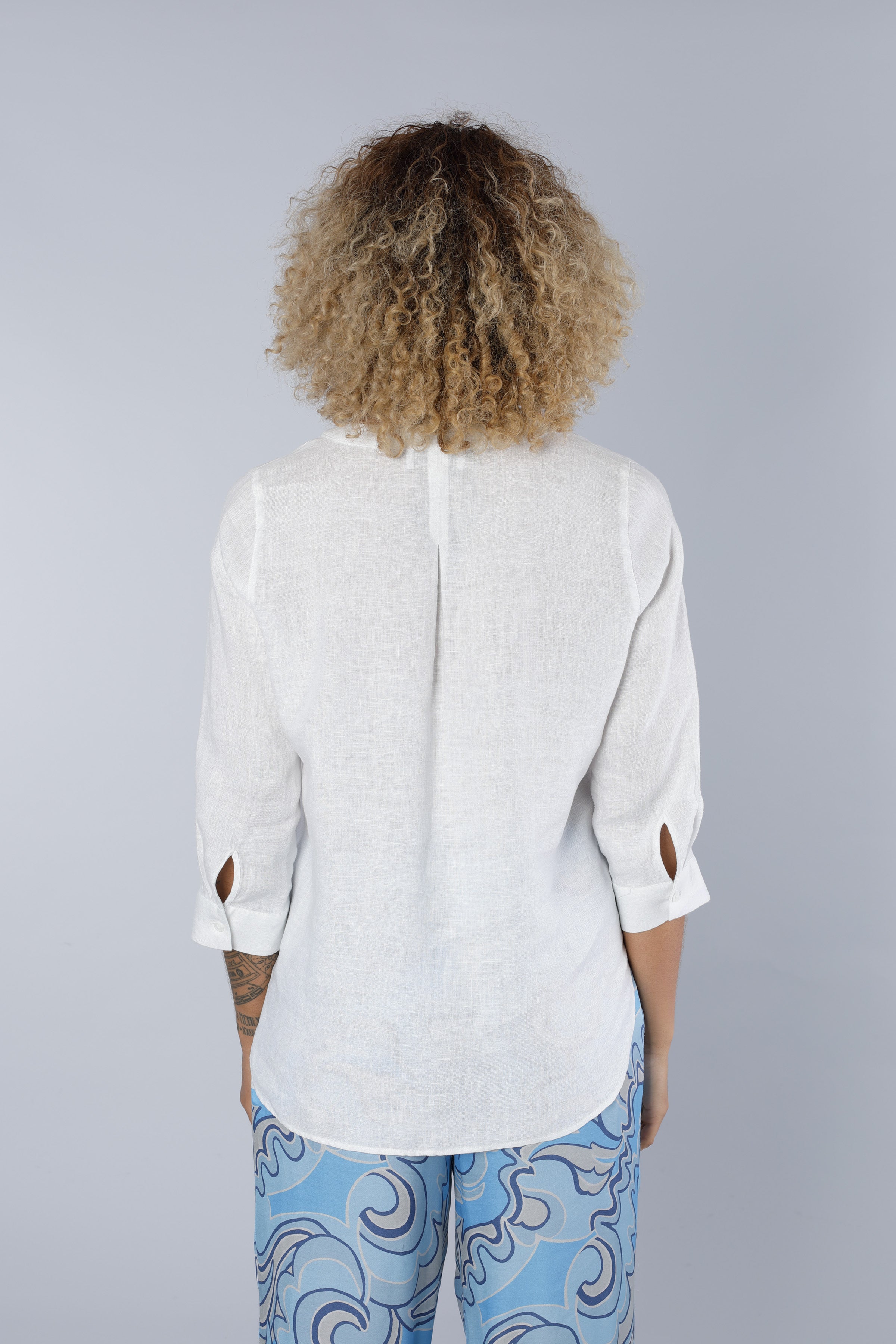 Linen blouse WHITE
