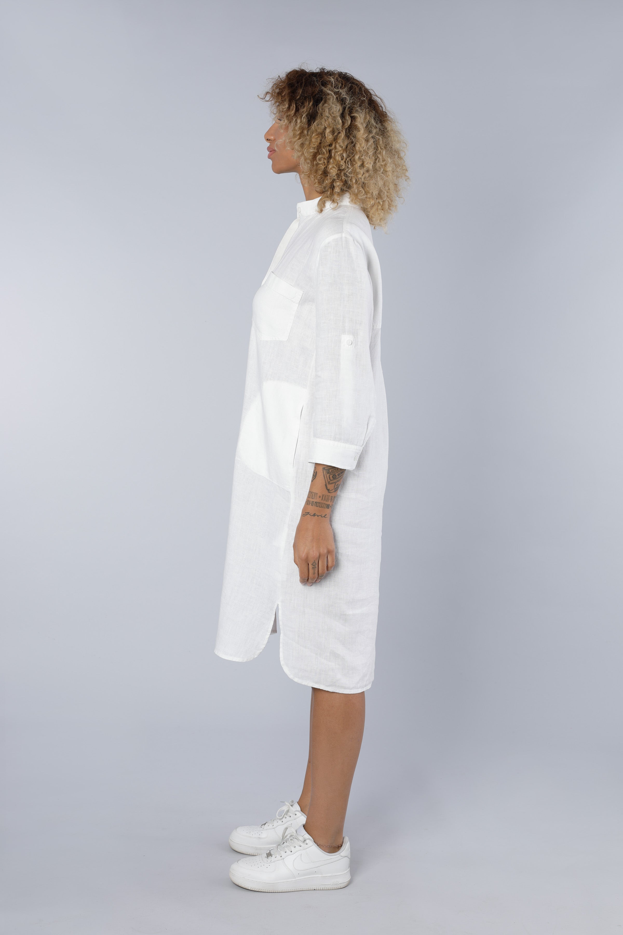 Linen dress WHITE