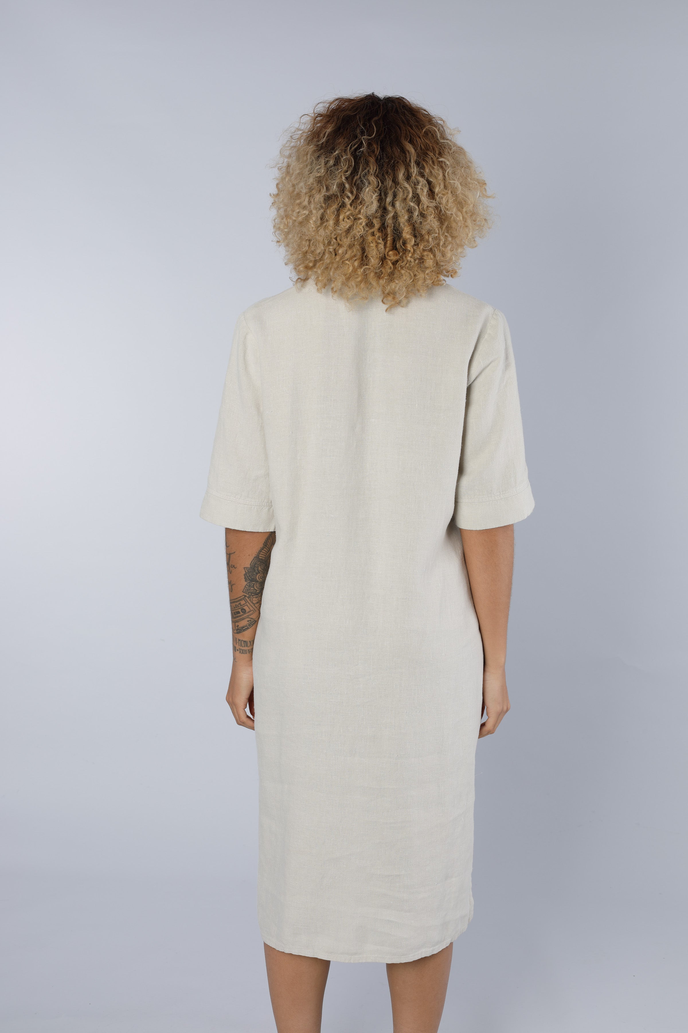 Linen dress BEIGE