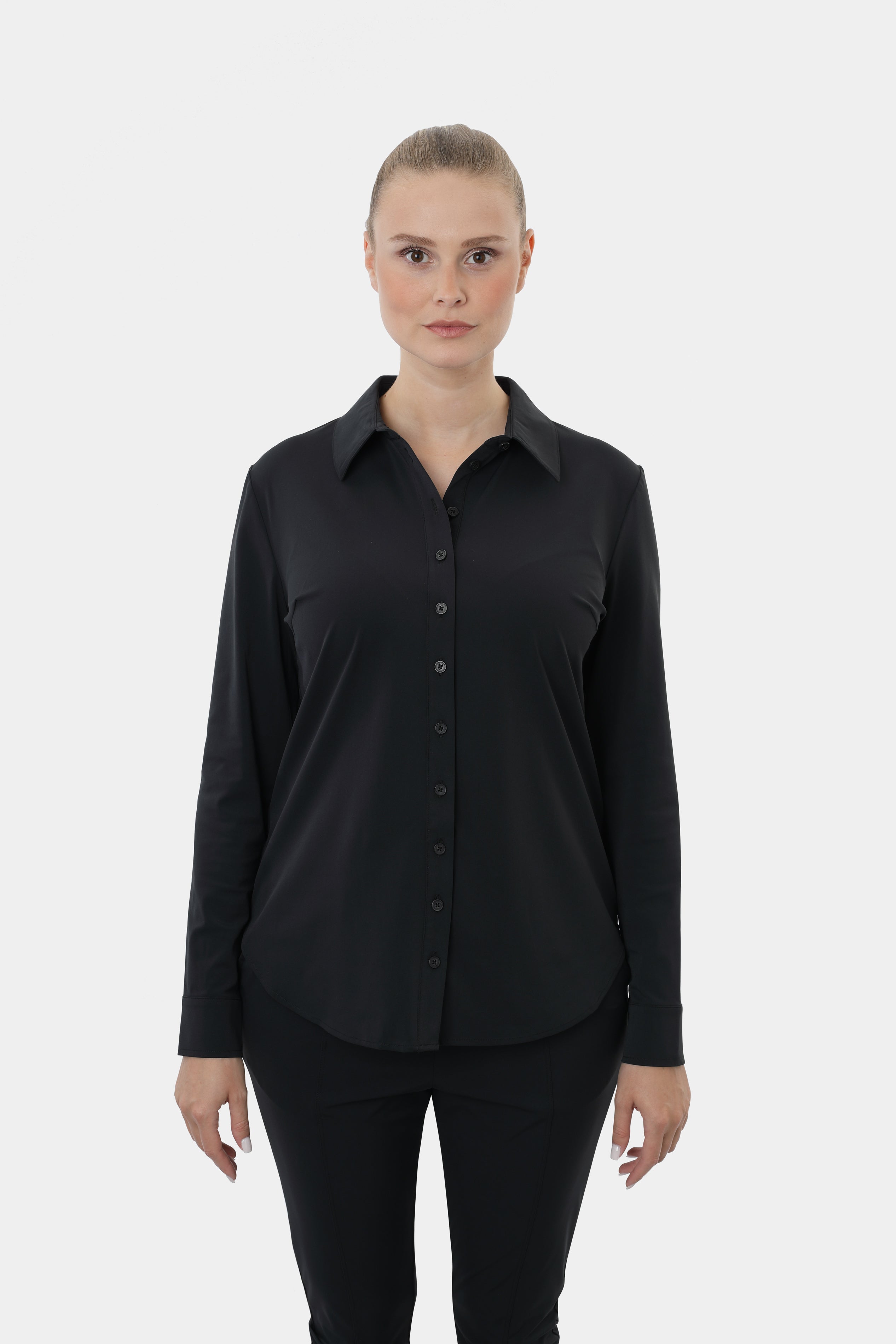 Blouse à manches longues NOIRE