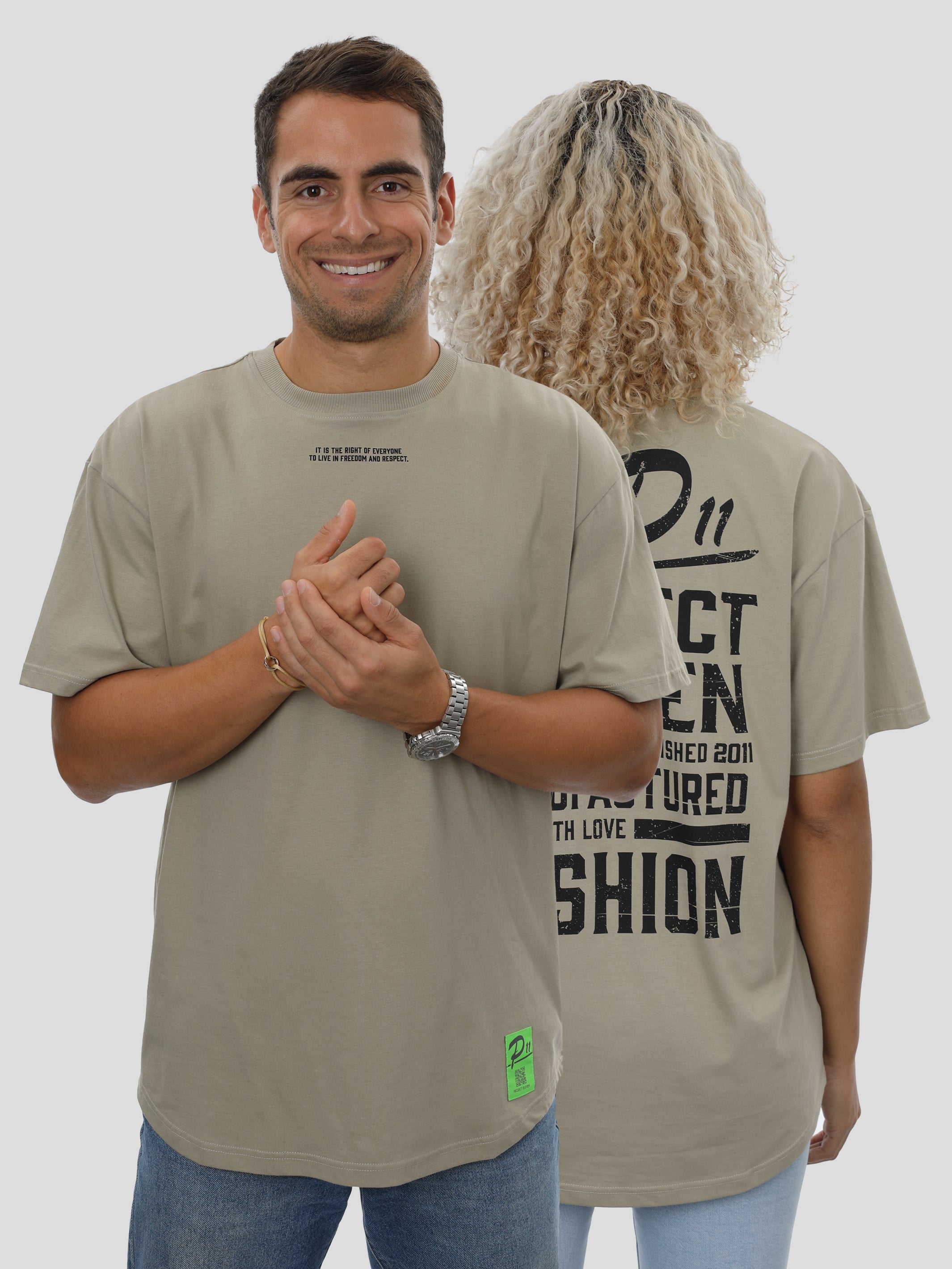 T-Shirt Oversize Unisex in Olive