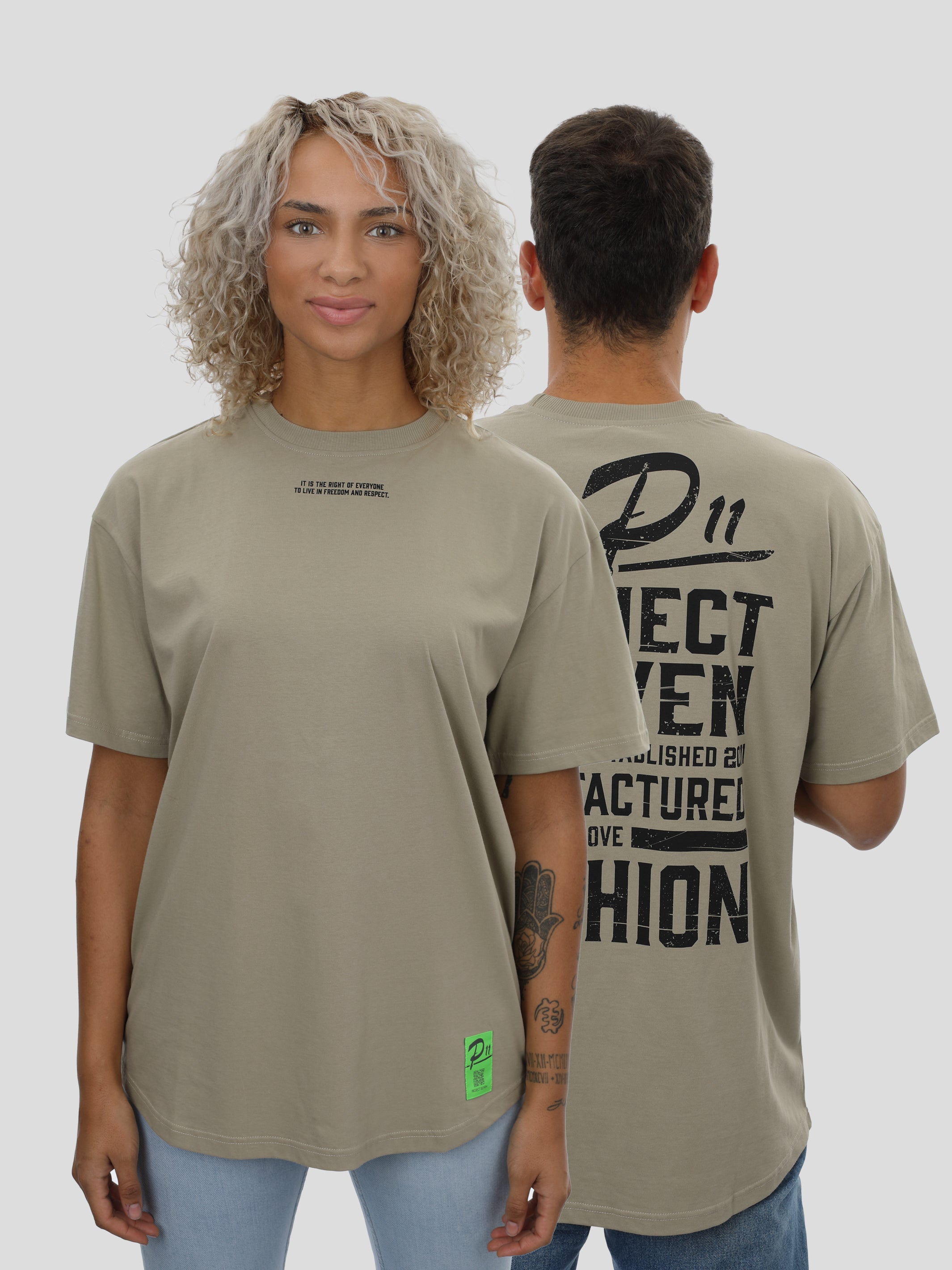 T-Shirt Oversize Unisex in Olive