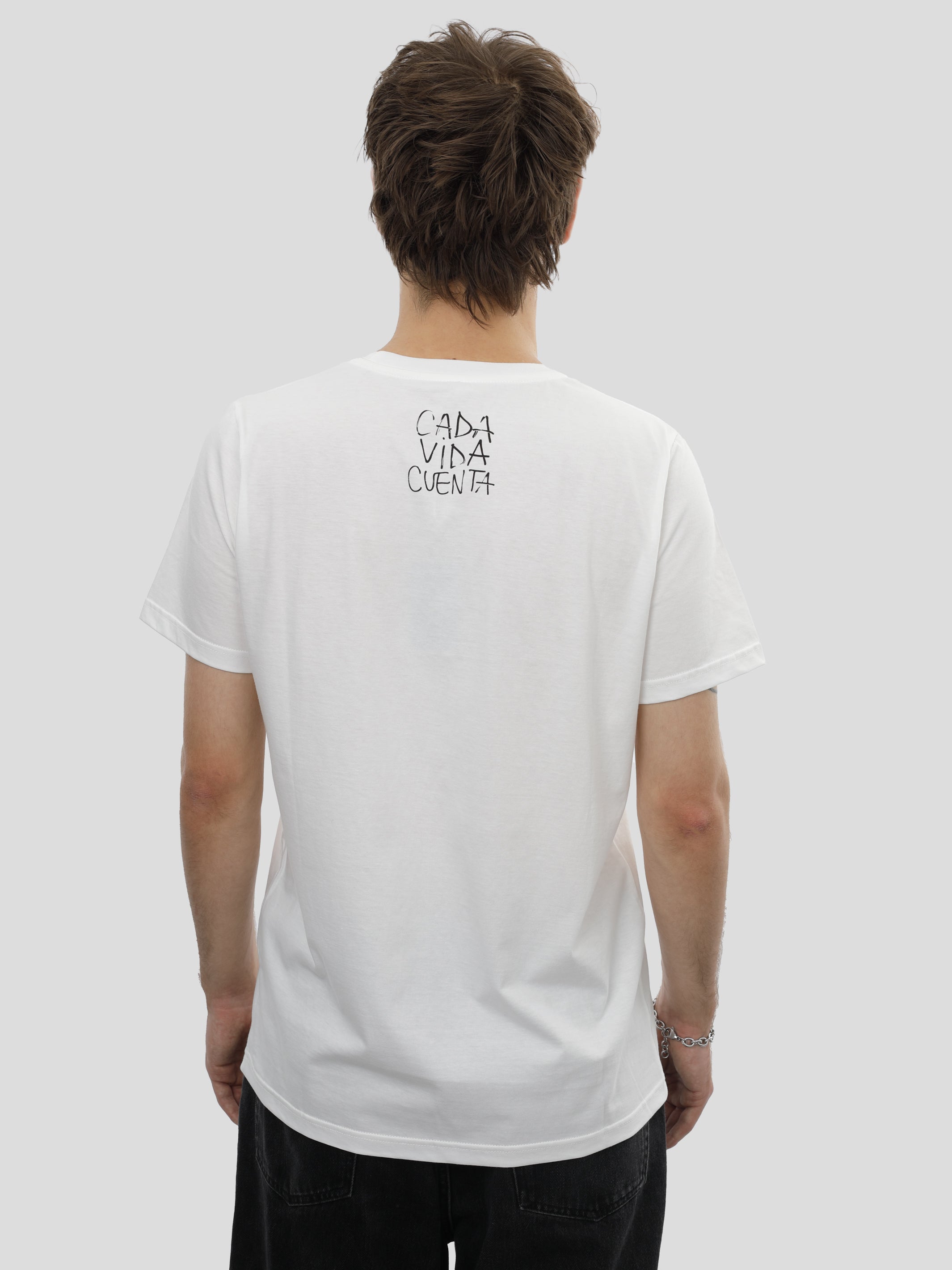 T-Shirt Slim Fit Unisex in Off White