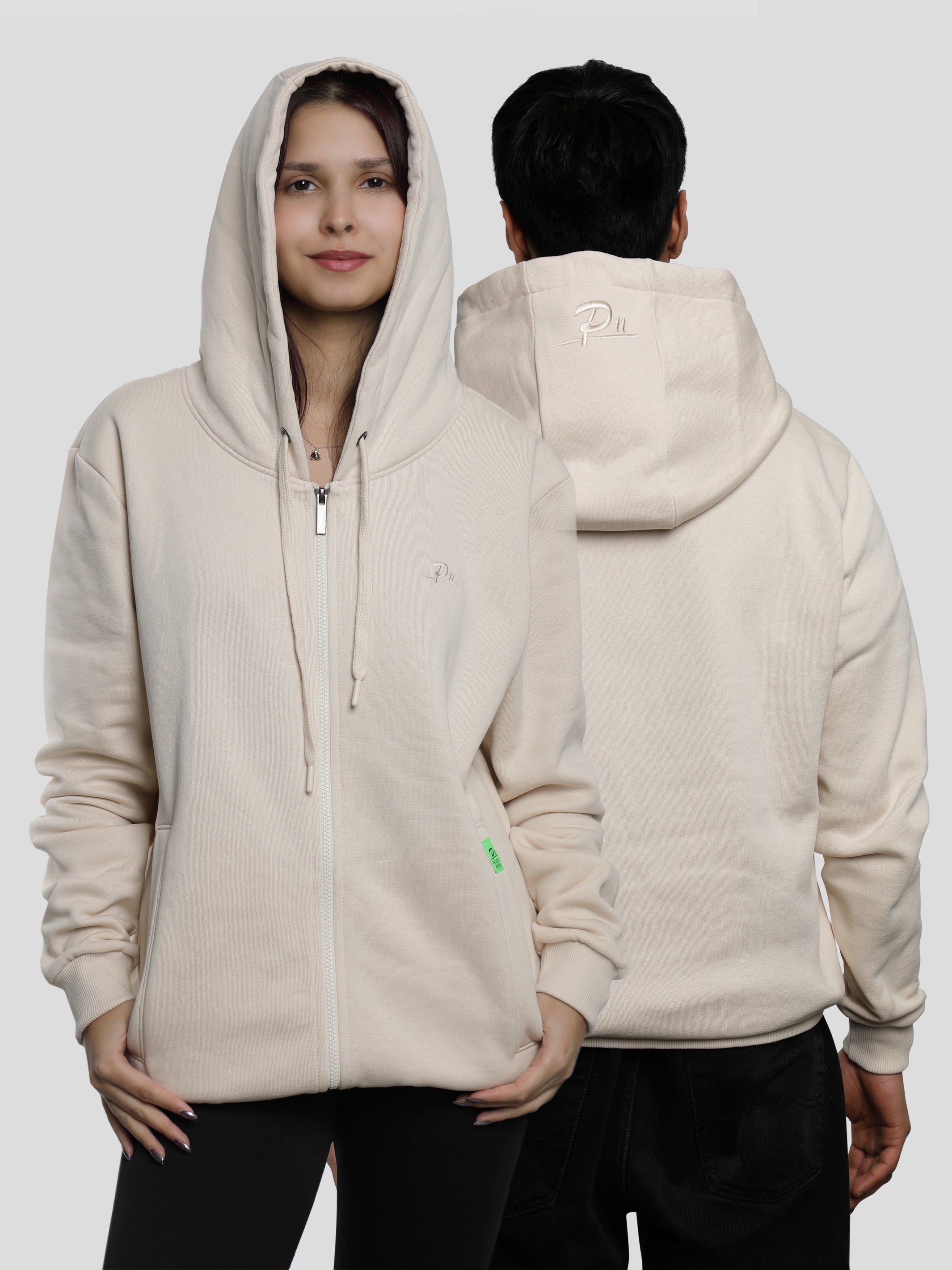 Zip Hoodie Unisex in Perfectly Pal