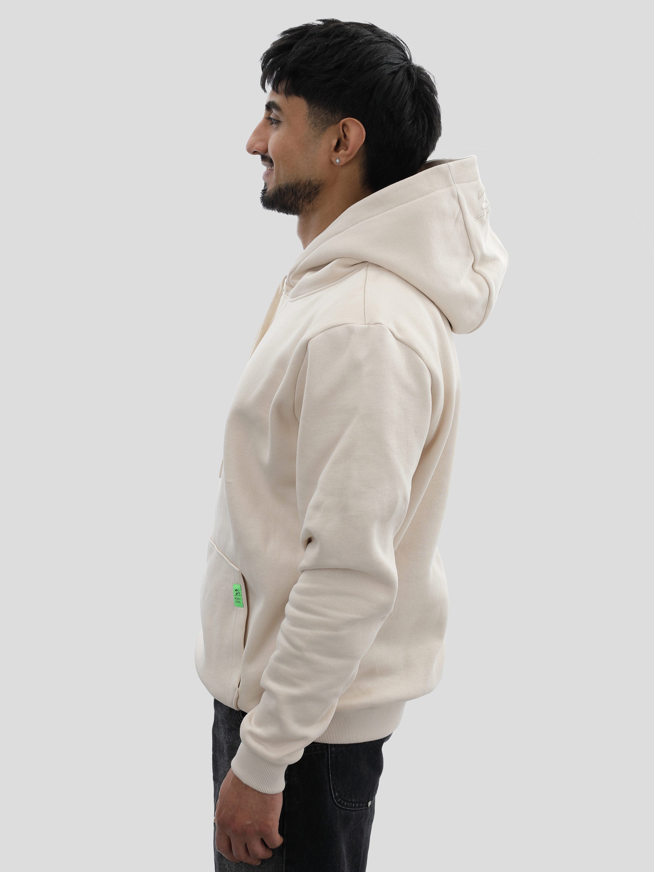 Regular unisex hoodie with large embroidery in Perfectly Pal