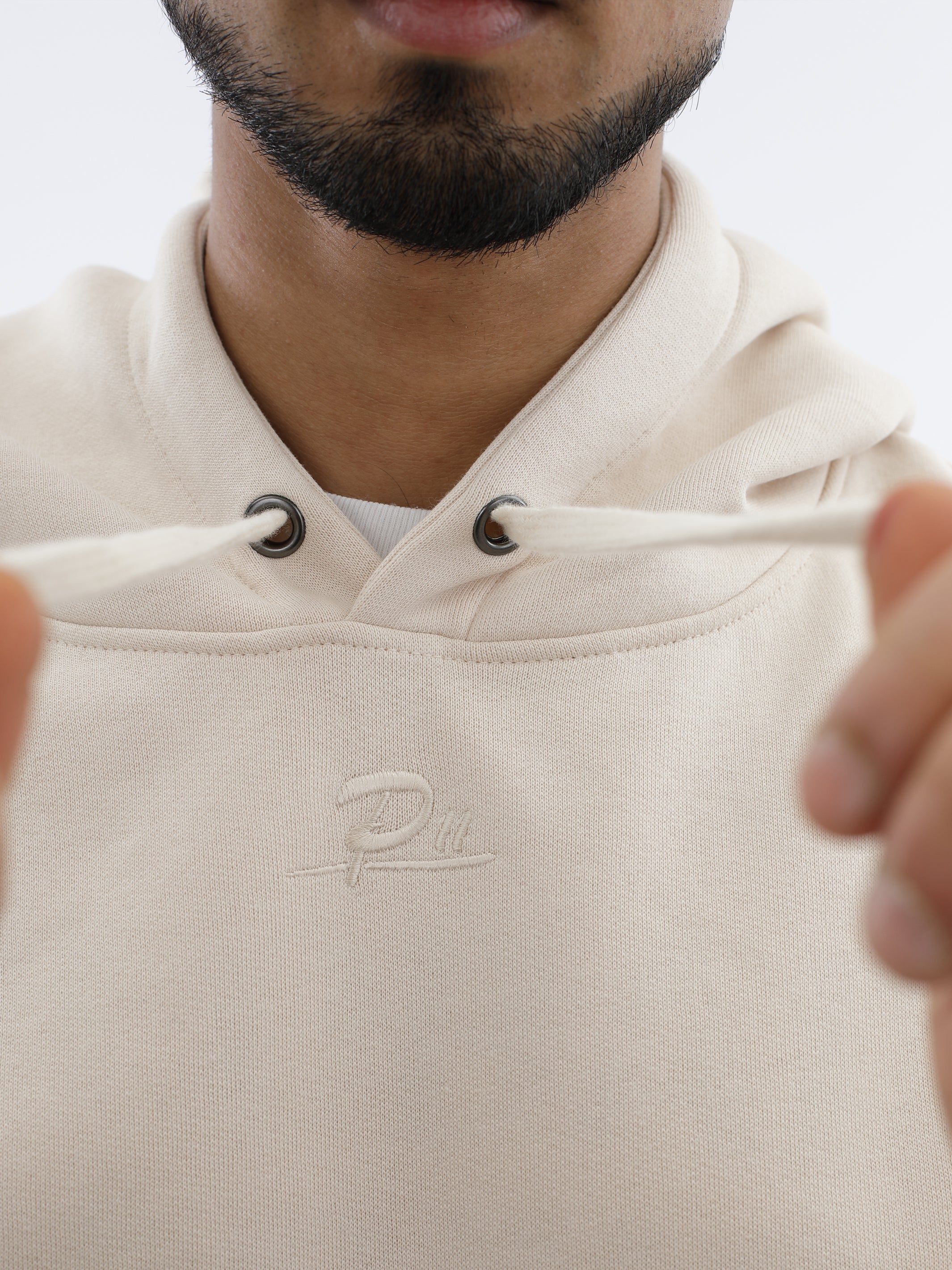 Regular unisex hoodie with small embroidery in perfectly Pal