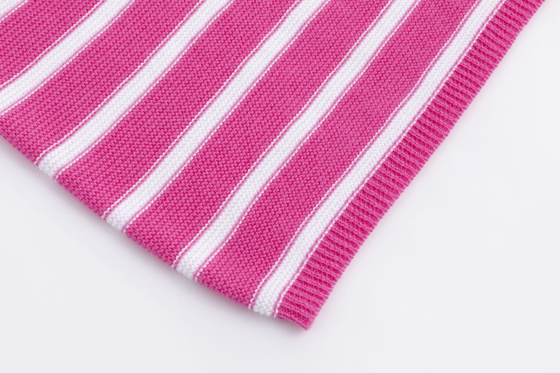 Striped cotton T-shirt PINK