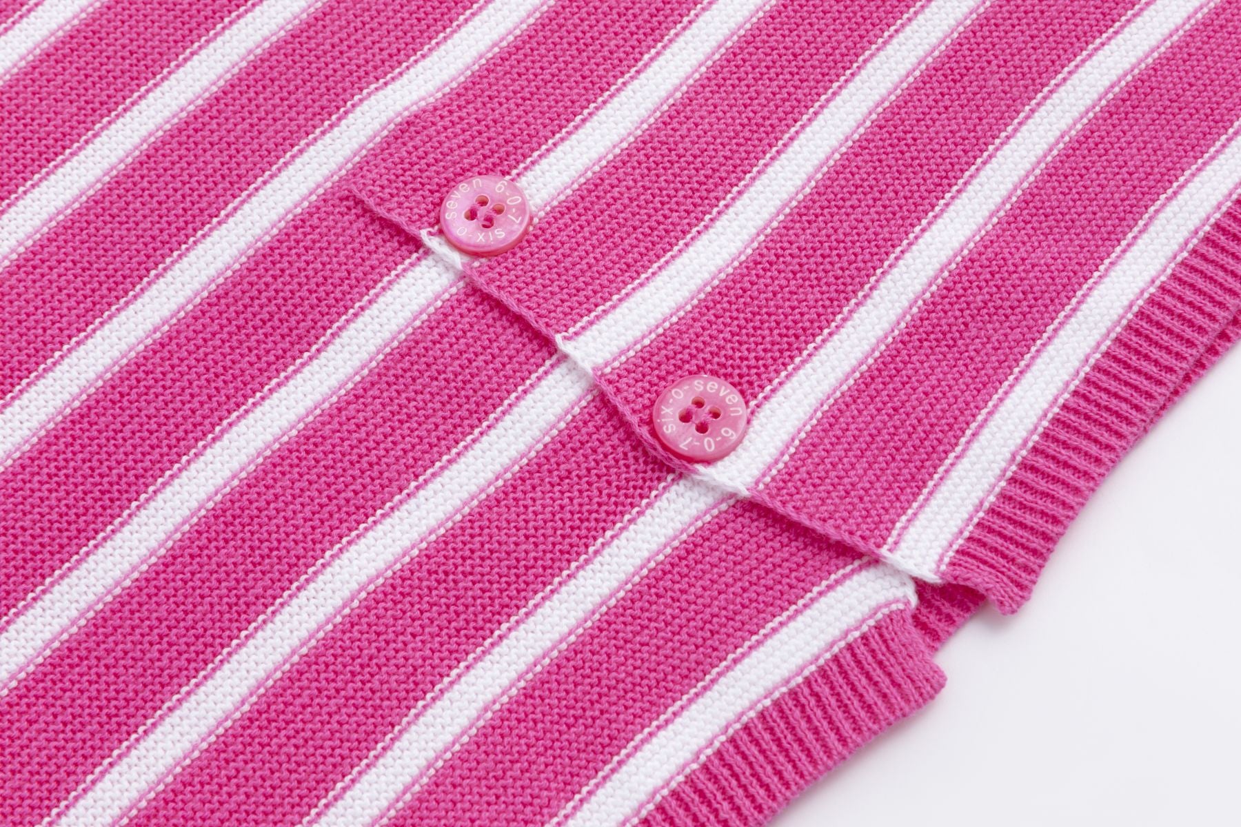 Striped cotton T-shirt PINK