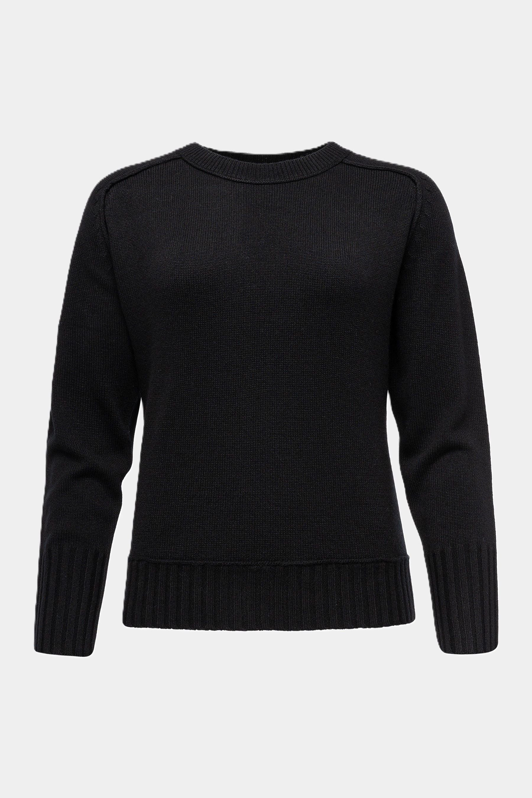 Strickpullover BLACK