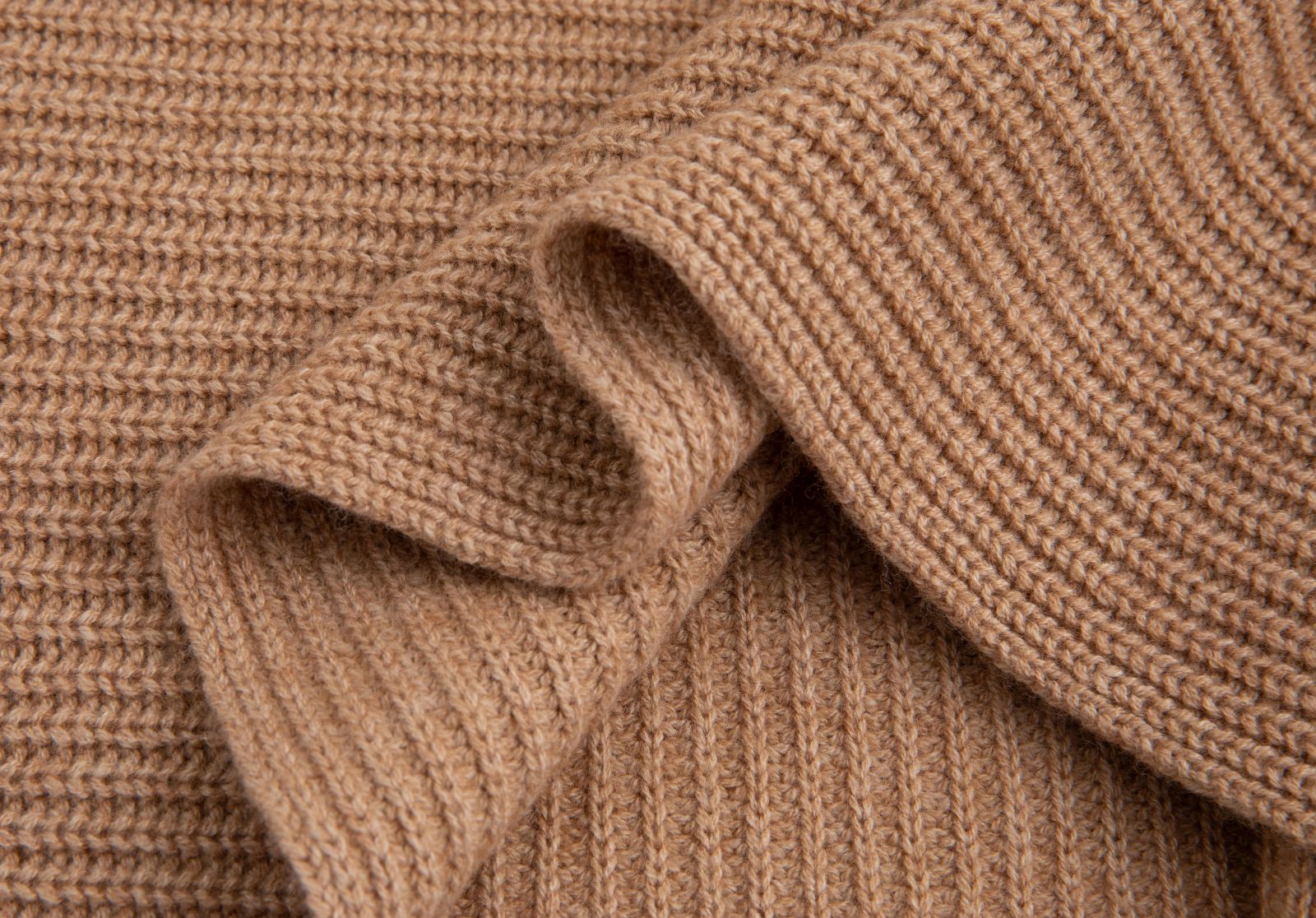 Kaschmir-Strickpullover CAMEL