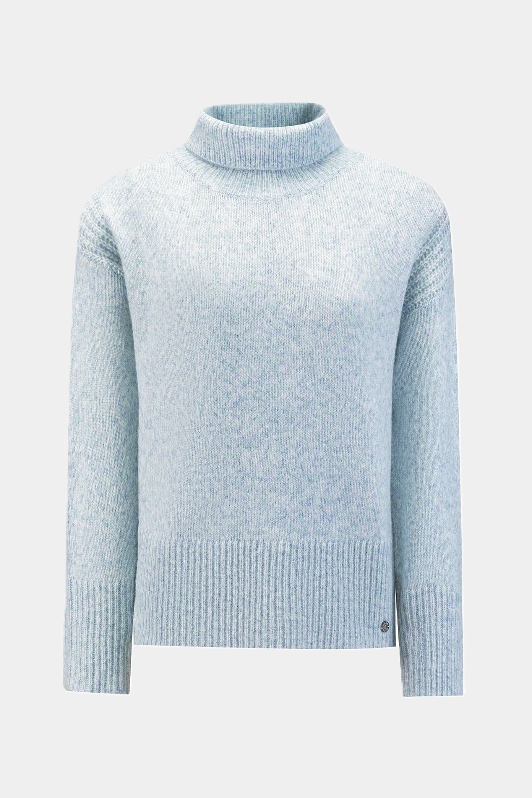 Rollkragenpullover AQUA BLUE