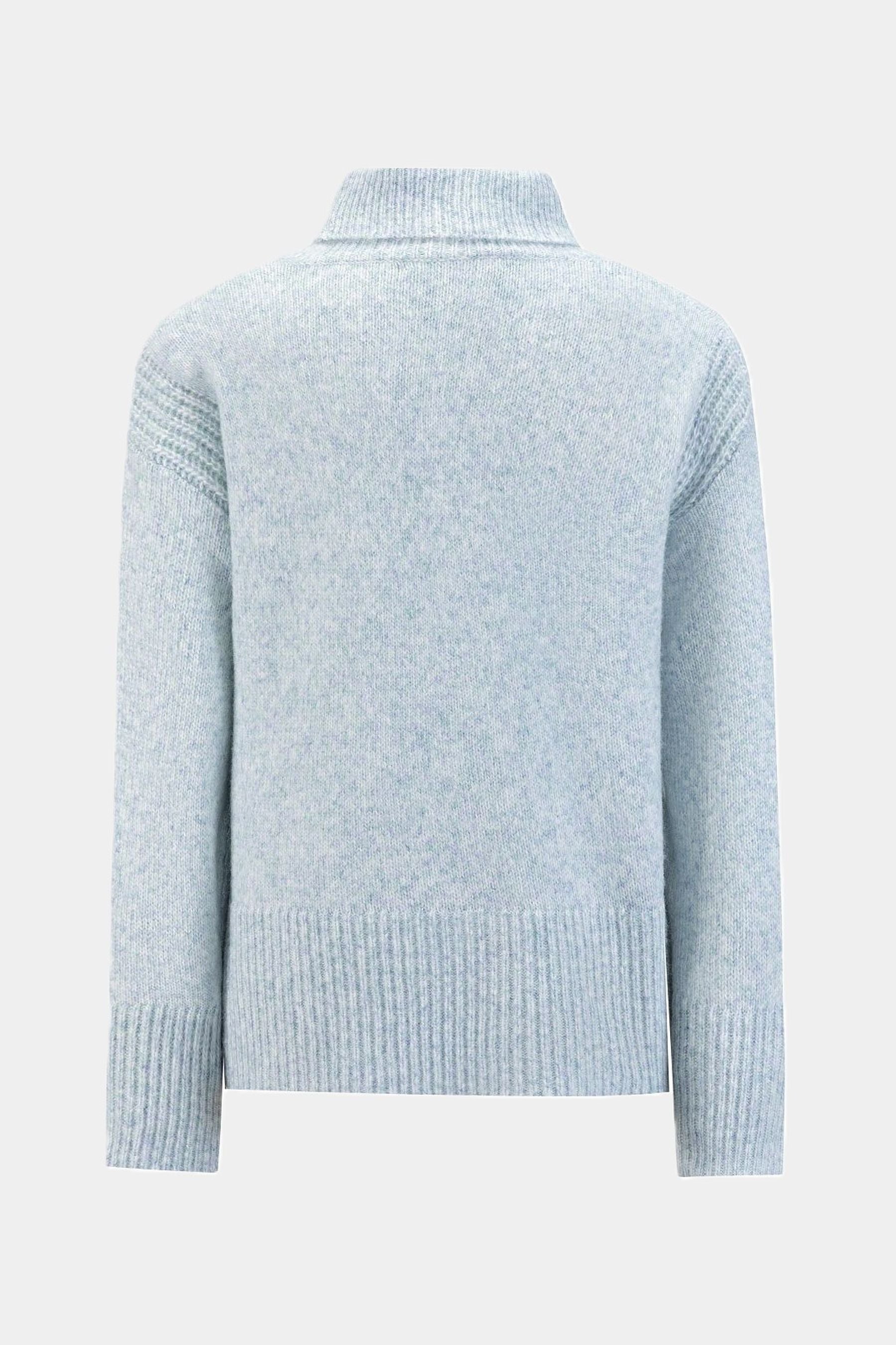 Rollkragenpullover AQUA BLUE