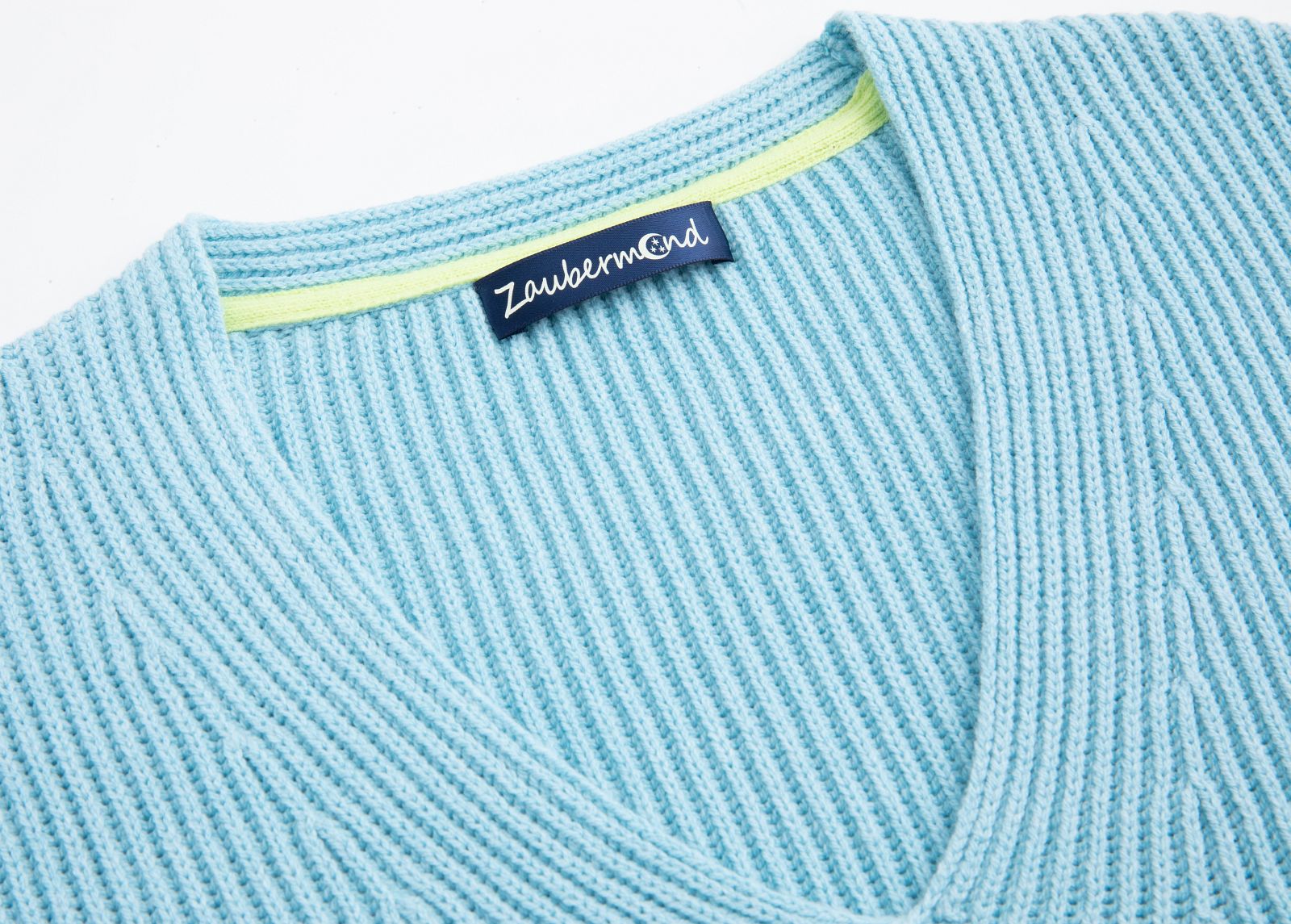 Baumwollpullover TURQUOISE