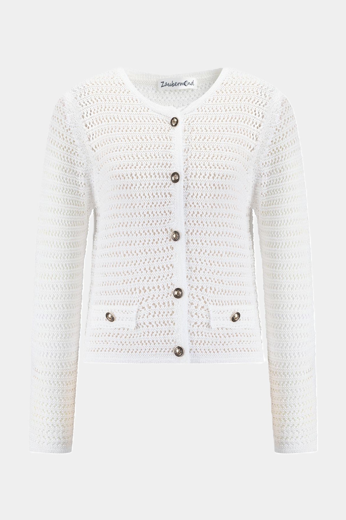 Crochet Cardigan WHITE