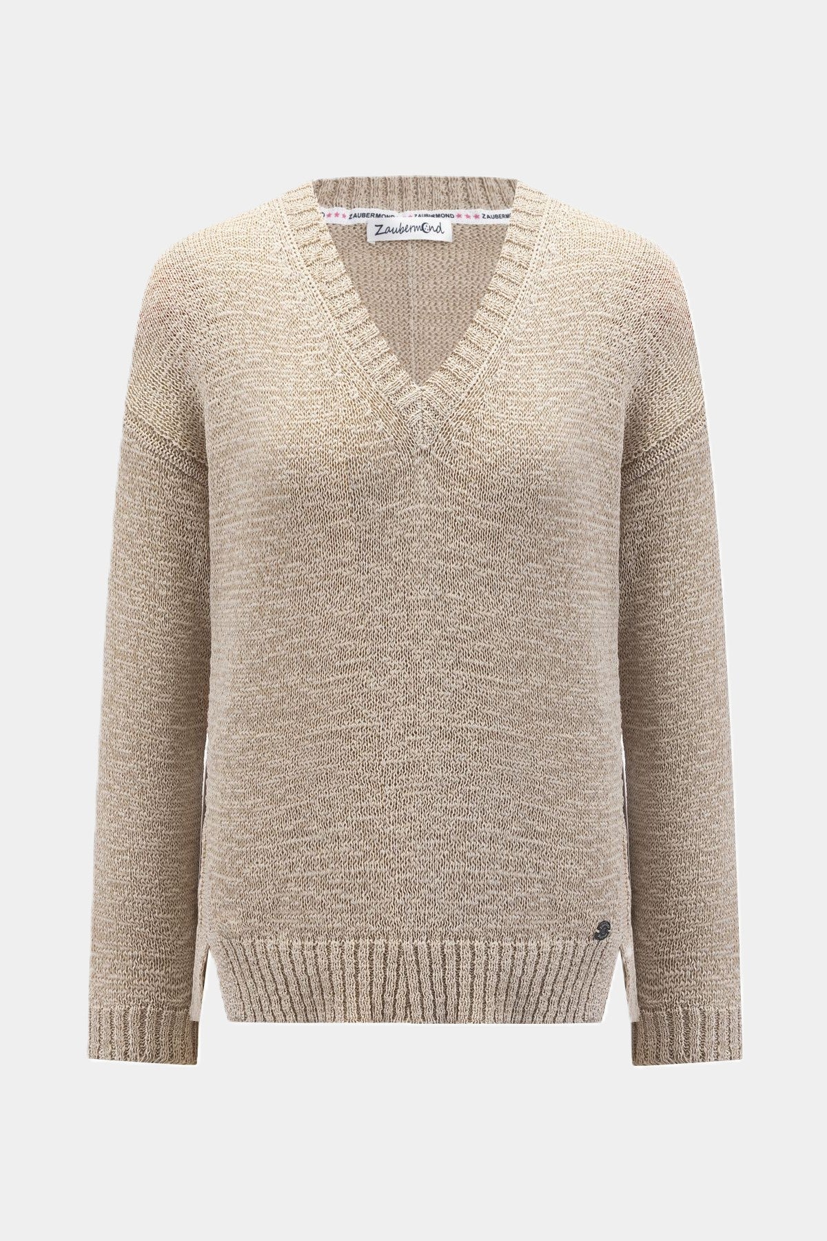 Pull-over en tricot avec décolleté en V KIESEL