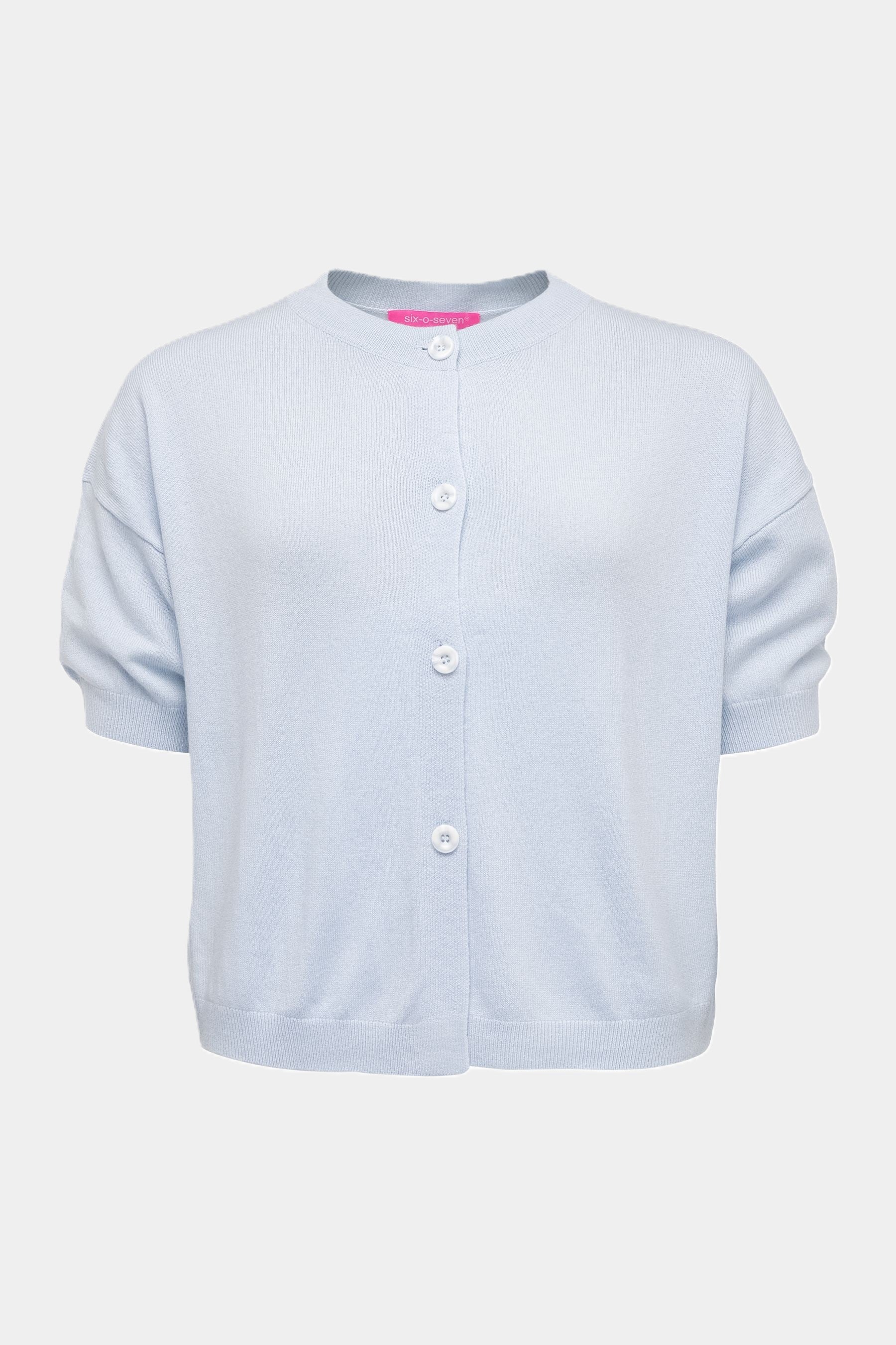 Short Sleeve Cardigan CLOUD