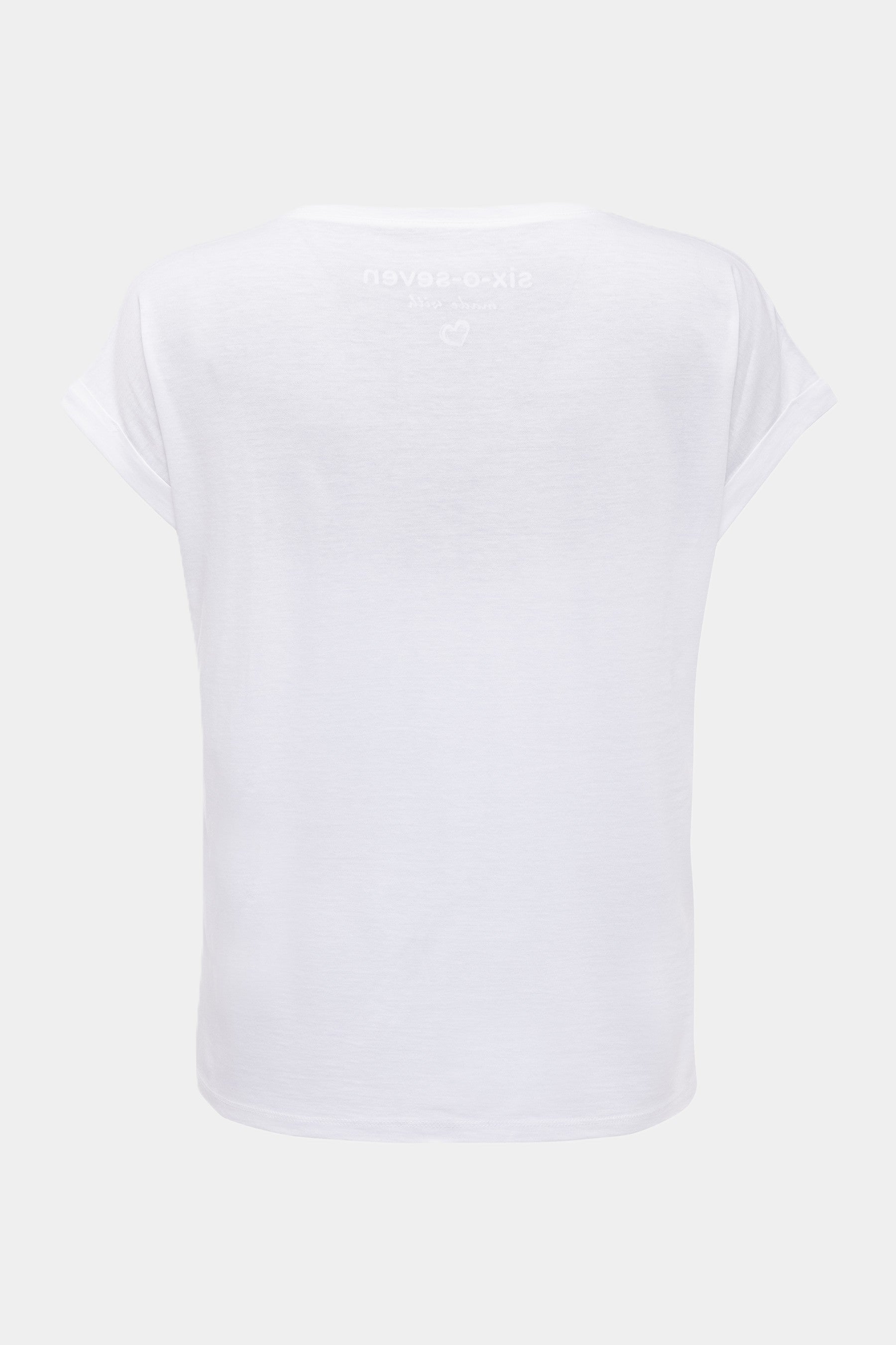 T-Shirt mit Tiger Print WHITE