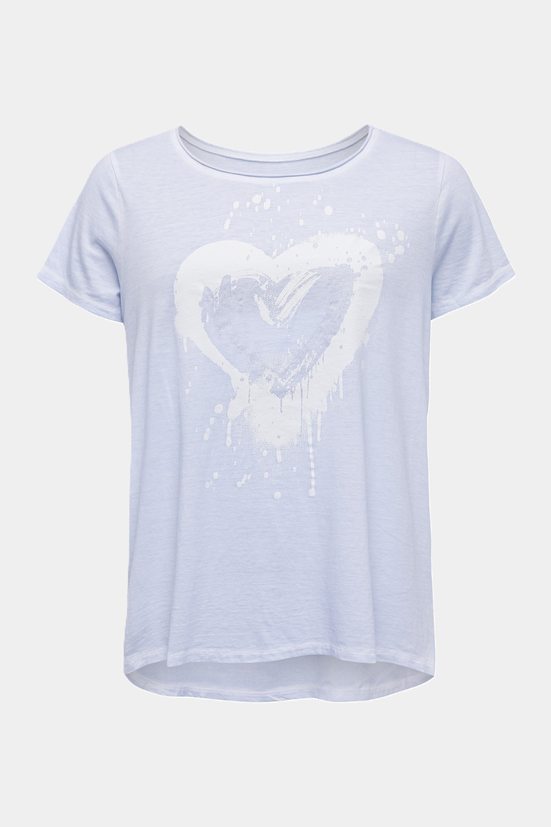 T-Shirt mit Herz Print CLOUD